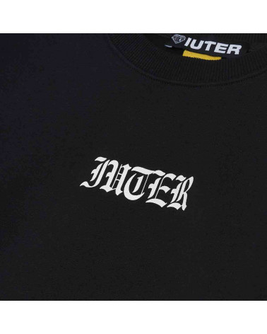 Iuter - Felpa Noone Crew - Black