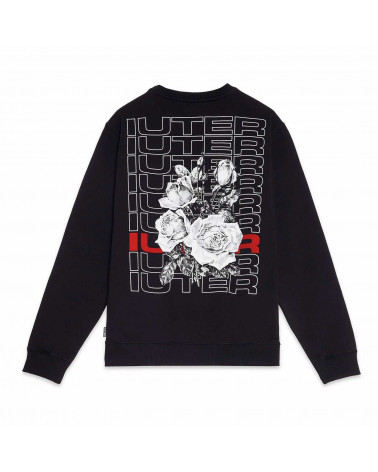 Iuter - Felpa Spine Crew - Black
