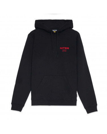 Iuter - Felpa Fast Logo Hoodie - Black