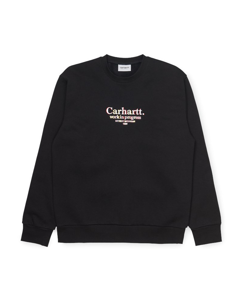 Carhartt Wip Felpa Commission Sweatshirt - Black