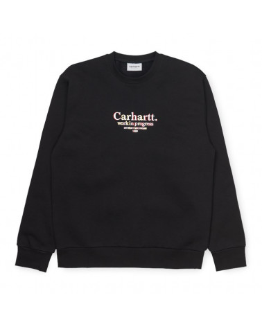 Carhartt Wip Felpa Commission Sweatshirt - Black