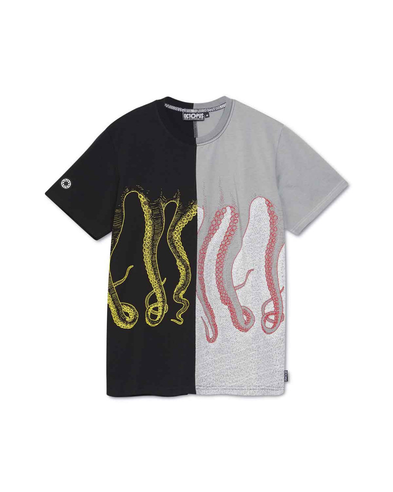 Octopus T-Shirt Half Tee - Multicolor