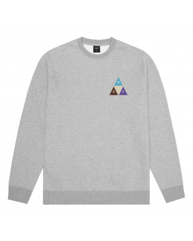 HUF Felpa Prism Trail Crew Neck - Grey Heather