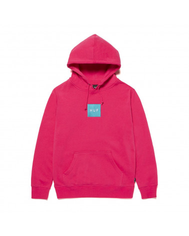 HUF Felpa Box Logo P/O Hoodie - Magenta