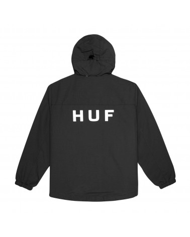 HUF Giacca Essentials Zip Standard Shell - Black