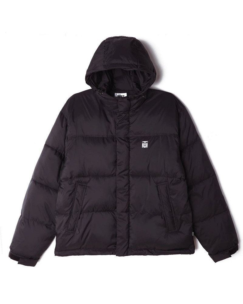 Obey Giacca Fellowship Puffer Jacket Black | Negozio Obey Online