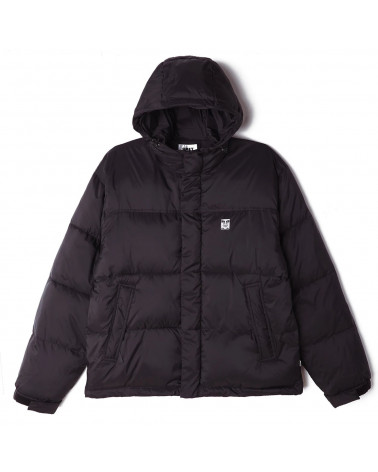 Obey Giacca Fellowship Puffer Jacket - Black