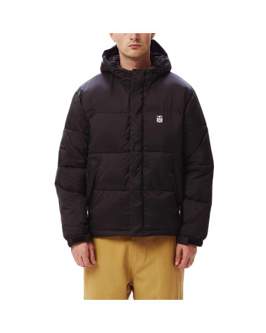 Obey Giacca Fellowship Puffer Jacket - Black