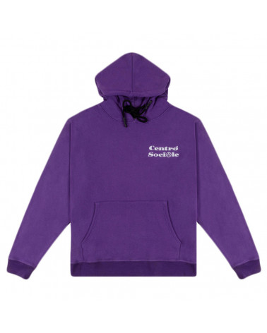 Pas De Mer Felpa Centro Sociale Hoodie - Purple