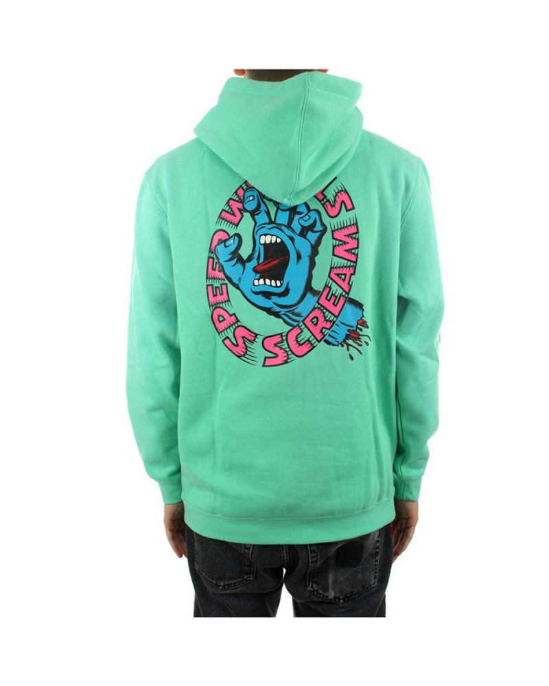 Santa Cruz Felpa Screaming Hand Scream Hood - Jade Green