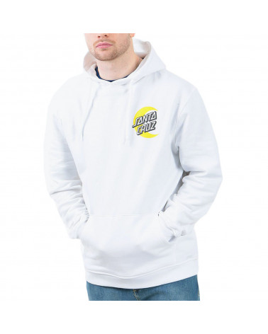 Santa Cruz Felpa Moon Dot Fade Hood - White