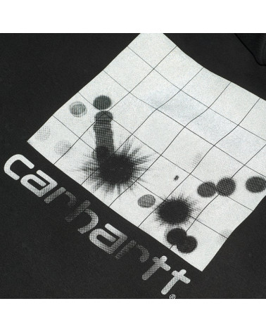 Carhartt WIP Felpa Hooded Reflactive headlight Sweat - Black/Reflective Gray