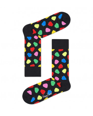 Happy Socks Calze Apple Sock - Black