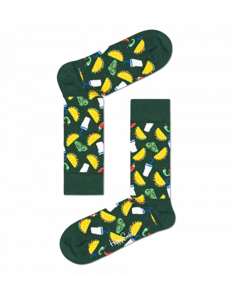 Happy Socks Calze Taco Sock - Green