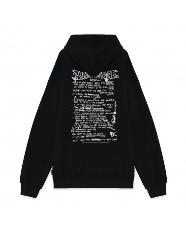 Felpa Propaganda Live Noiz Hoodie - Black