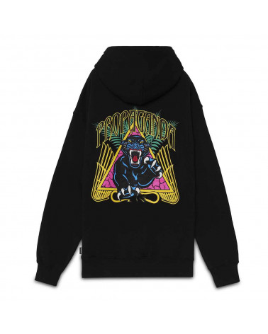 Felpa Propaganda Panther Hoodie - Black