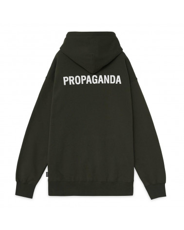 Felpa Propaganda Logo Hoodie - Military Green