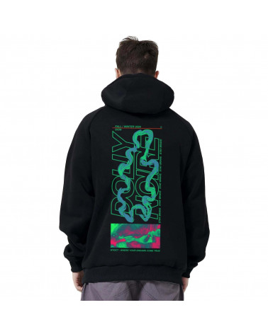 Dolly Noire Felpa Acid Leak Hoodie - Black