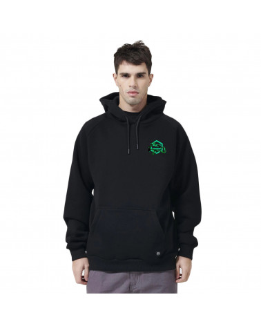 Dolly Noire Felpa Acid Leak Hoodie - Black