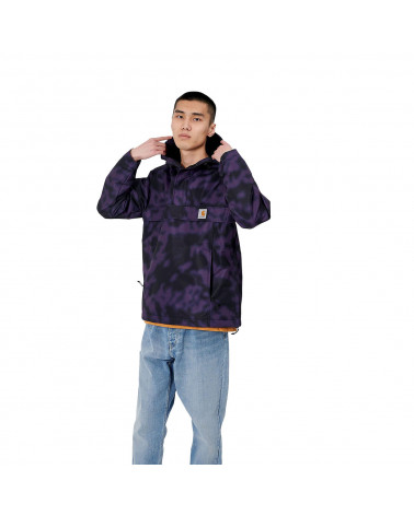 Carhartt WIP Giacca Nimbus Pullover - Camo Blur/Purple