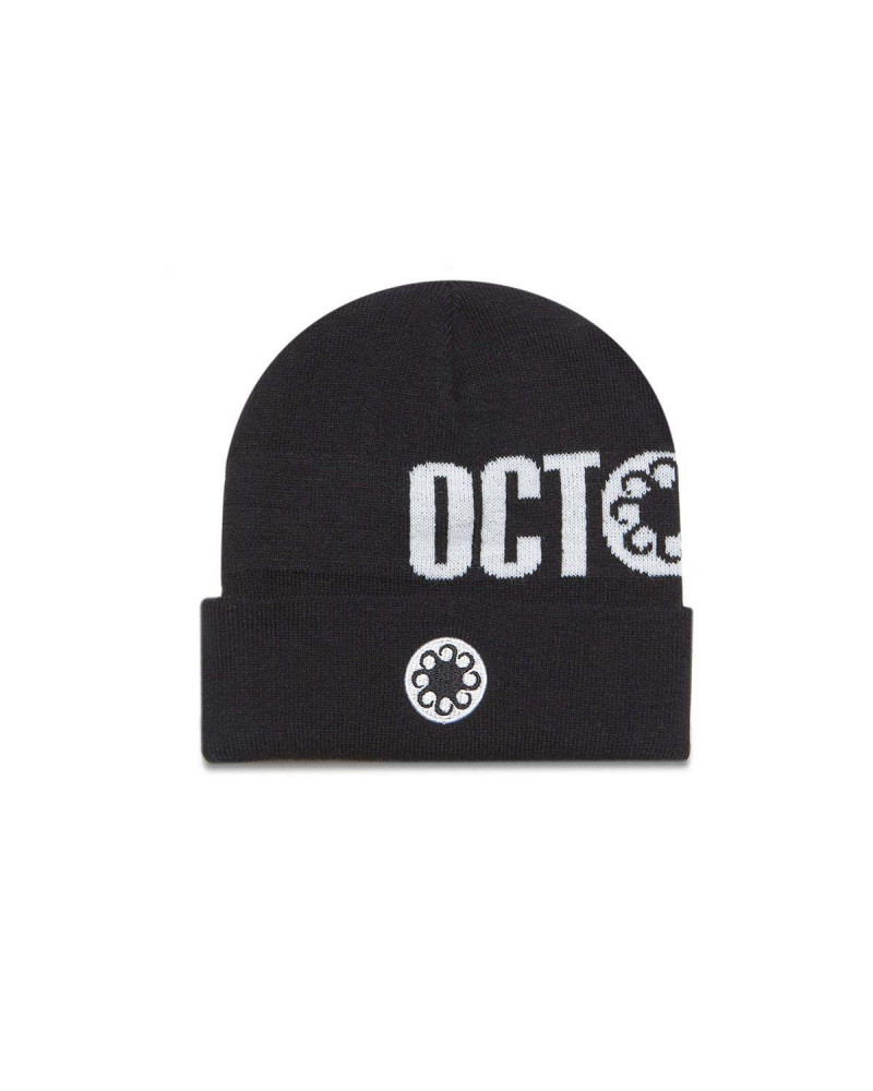 Octopus Cappello Logo Fold Beanie - Black