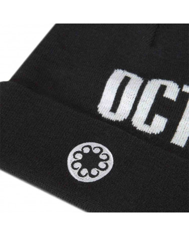 Octopus Cappello Logo Fold Beanie - Black