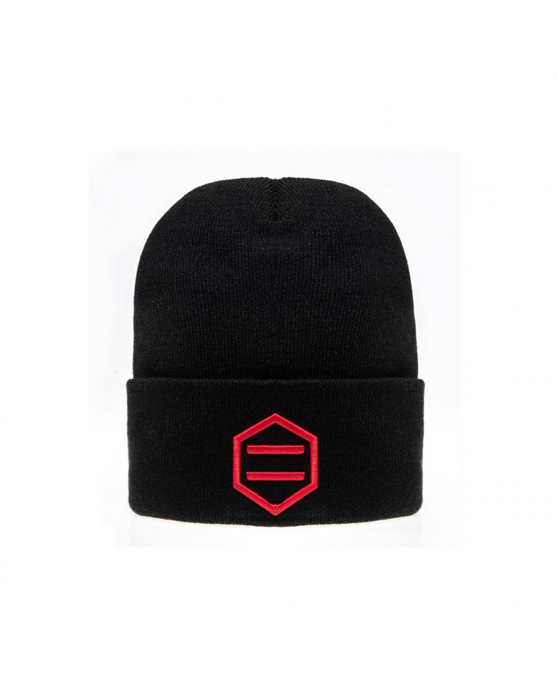 Dolly Noire Cappello Black & Red Beanie
