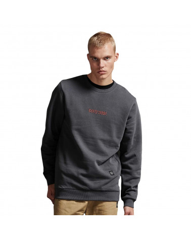 Dolly Noire Felpa Glitch Crewneck - Grey