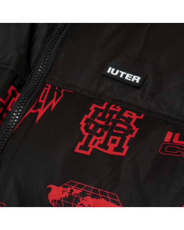 Iuter Giacca Horns Allover Puff Jacket - Red/Black