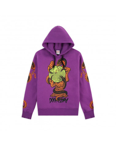 Doomsday Felpa Omen Hoodie - Purple