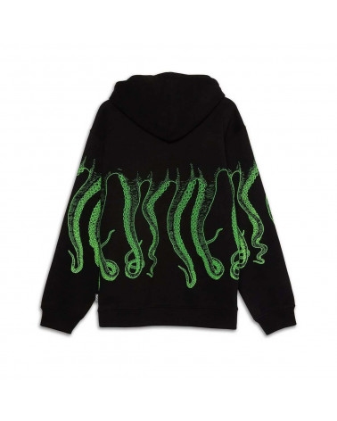 Octopus - Felpa Octopus Outline Hoodie - Black