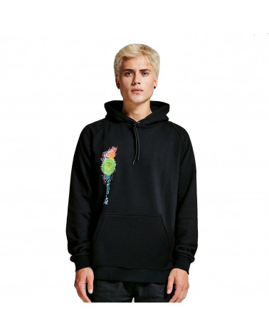 Dolly Noire Felpa Anemone Hoodie - Black