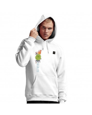 Dolly Noire Felpa Anemone Hoodie - White