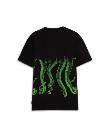 Octopus T-Shirt Outline Tee - Black