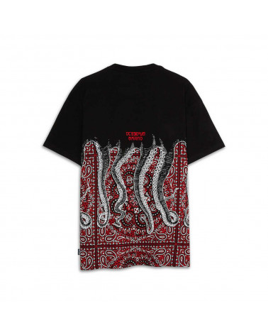 Octopus T-Shirt Bandana Tee - Black