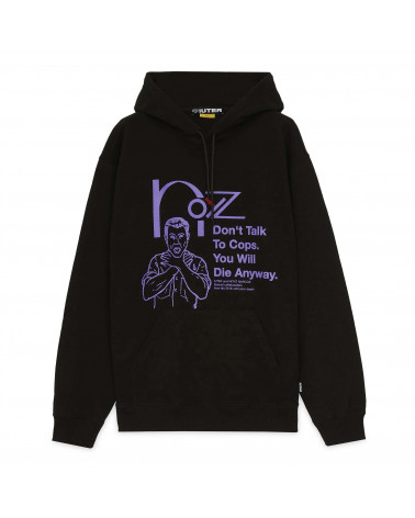 Iuter - Felpa Noyz Narcos Snitch Hoodie - Black