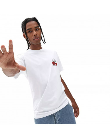 Vans T-Shirt Rose Bad - White