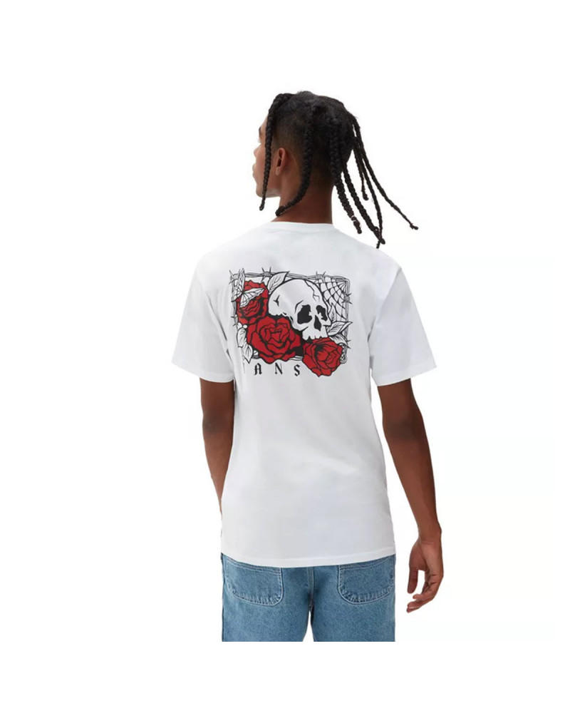 Vans T-Shirt Rose Bad - White
