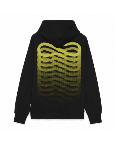 Propaganda Felpa Ribs Hoodie - Black