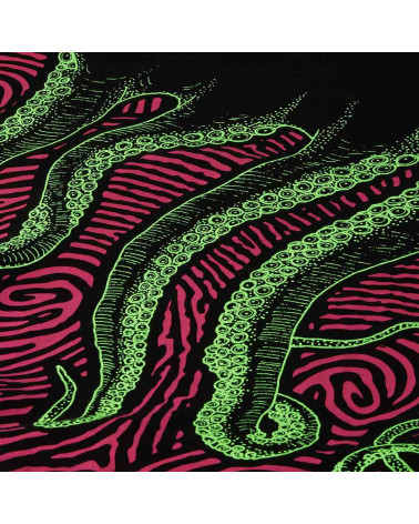 Octopus - Octopus Felpa Finger Hoodie - Black