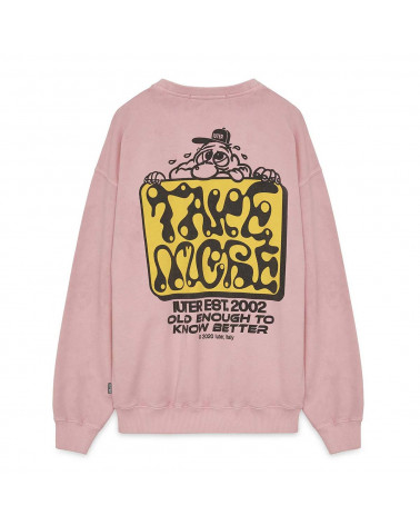 Iuter - Felpa Take More Crewneck - Pink