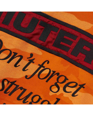 Iuter - Felpa Iuter Struggle Camo Hoodie - Orange