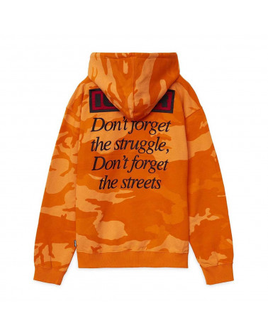 Iuter - Felpa Iuter Struggle Camo Hoodie - Orange