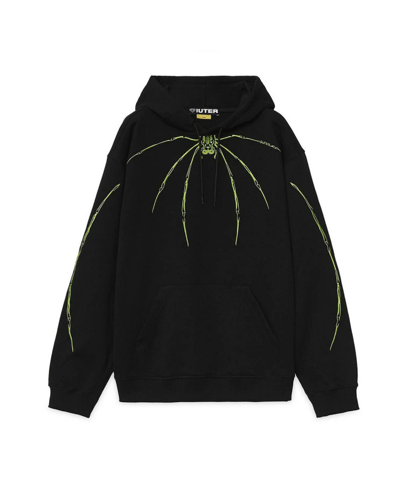 Iuter - Felpa Iuter Widow Hoodie - Black