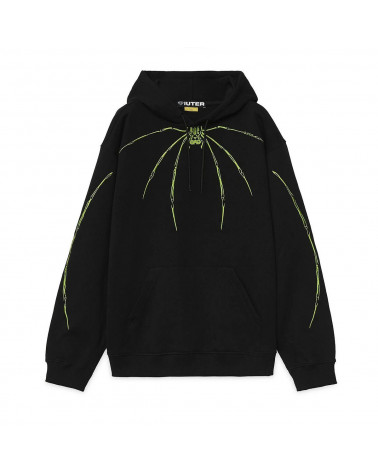 Iuter - Felpa Iuter Widow Hoodie - Black