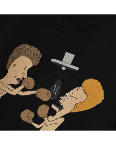 Iuter - Felpa B&B Knockout Crewneck - Black