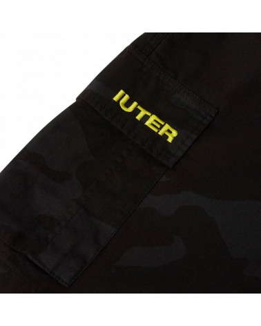 Iuter Pantaloncini Jogger Camo Short - Black