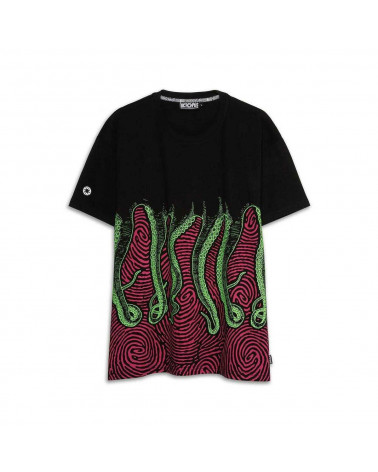 Octopus T-Shirt Gingerz Tee - Black