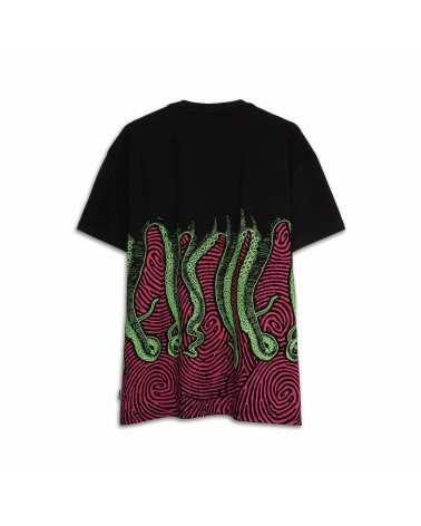 Octopus T-Shirt Gingerz Tee - Black