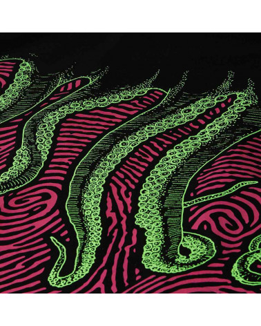 Octopus T-Shirt Gingerz Tee - Black